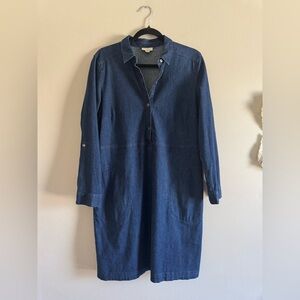 J Jill denim dress size medium